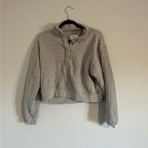 American Eagle Outfitters Heather Gray Women's Hoodie
